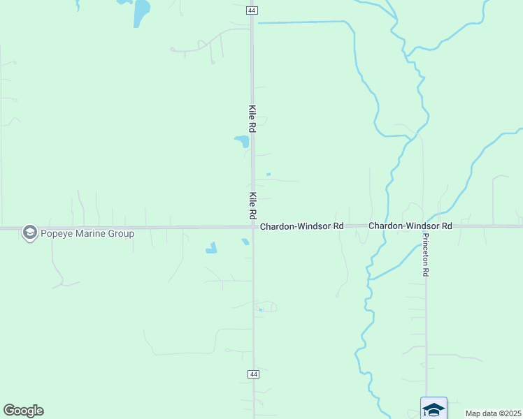 map of restaurants, bars, coffee shops, grocery stores, and more near 11383 Kile Road in Chardon