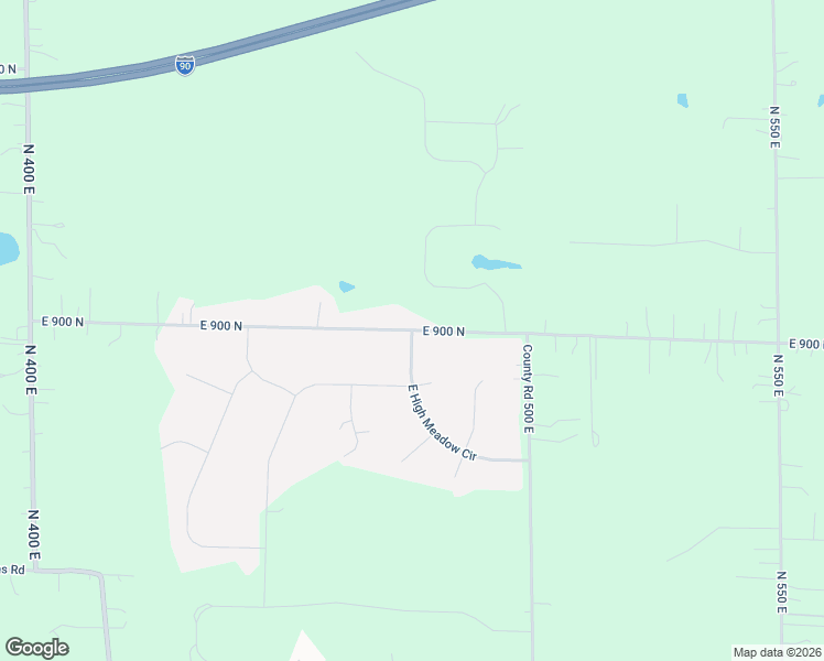 map of restaurants, bars, coffee shops, grocery stores, and more near 477 East 900 North in Valparaiso