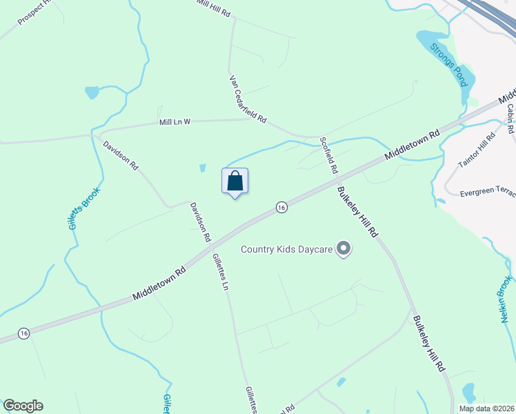 map of restaurants, bars, coffee shops, grocery stores, and more near 282 Middletown Road in Colchester