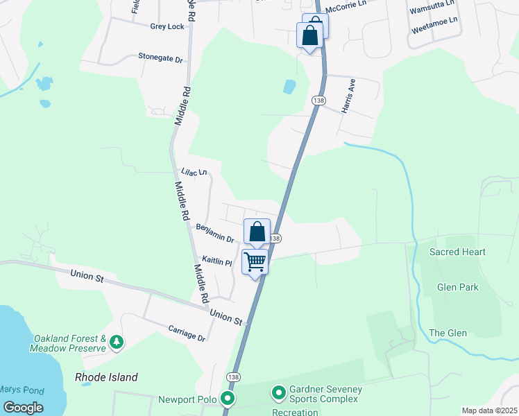 map of restaurants, bars, coffee shops, grocery stores, and more near 35 Clearview Avenue in Portsmouth