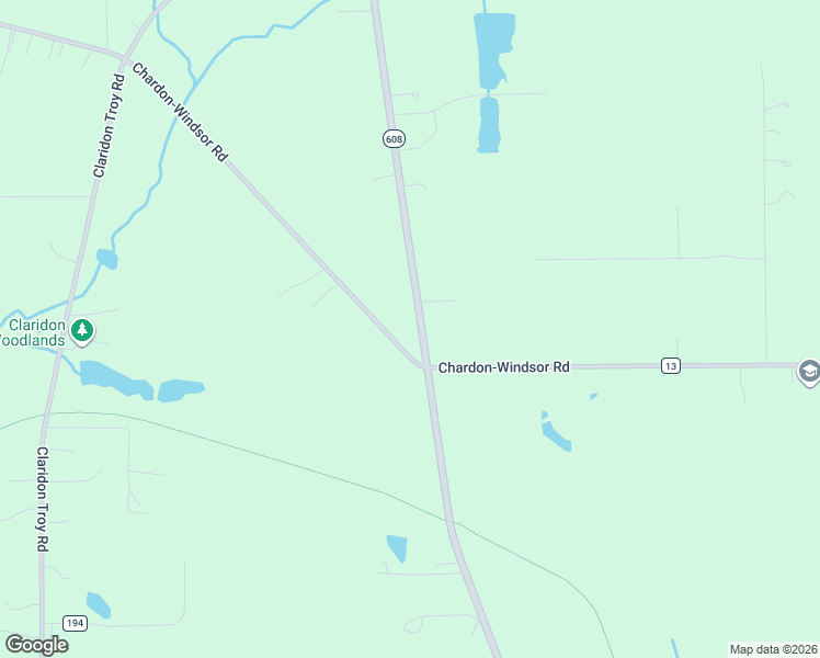 map of restaurants, bars, coffee shops, grocery stores, and more near 11354 Old State Road in Chardon