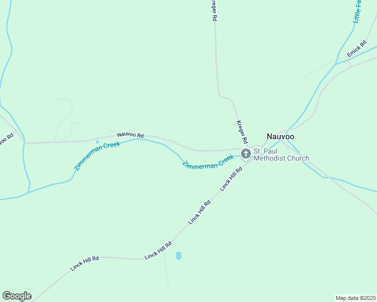 map of restaurants, bars, coffee shops, grocery stores, and more near 2254 Nauvoo Road in Morris