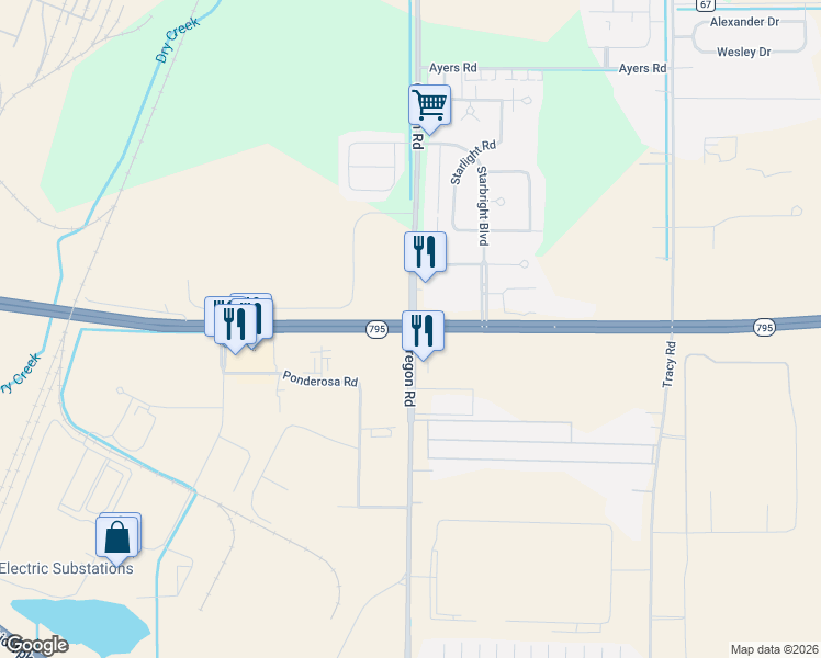 map of restaurants, bars, coffee shops, grocery stores, and more near 28350 Oregon Road in Perrysburg