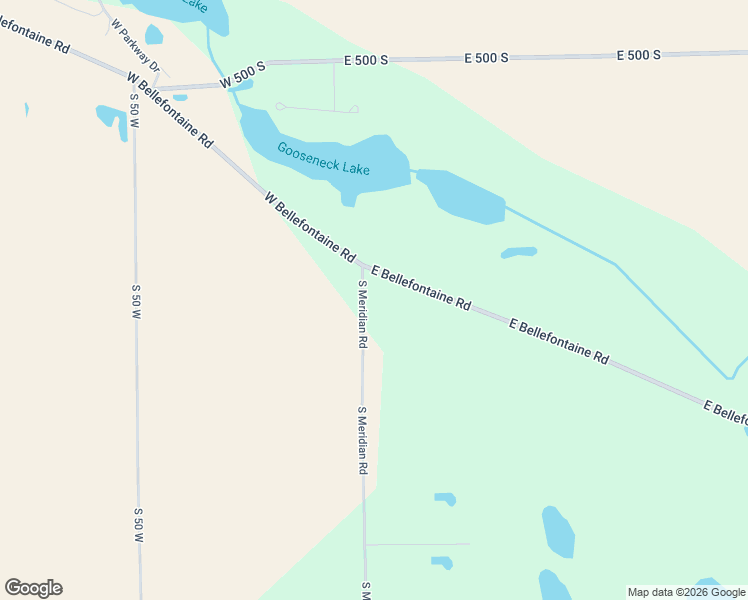 map of restaurants, bars, coffee shops, grocery stores, and more near 5520 South Meridian Road in Ashley