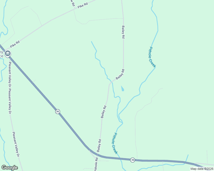 map of restaurants, bars, coffee shops, grocery stores, and more near 15884-15898 Bailey Road in Pleasantville