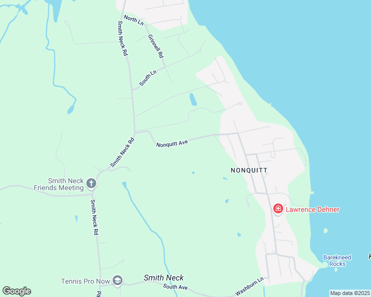 map of restaurants, bars, coffee shops, grocery stores, and more near 3 Nonquitt Avenue in Dartmouth