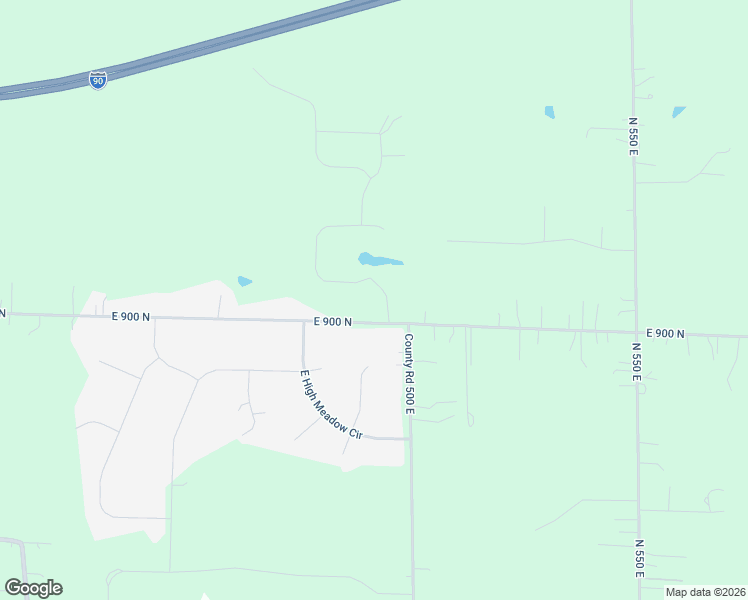 map of restaurants, bars, coffee shops, grocery stores, and more near 477-489 East 900 North in Valparaiso