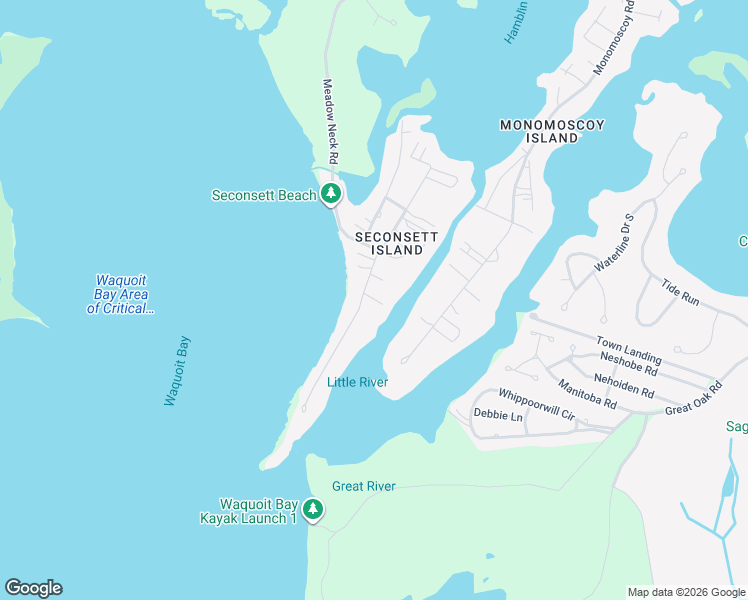 map of restaurants, bars, coffee shops, grocery stores, and more near 9 Tulip Shell Way in Mashpee