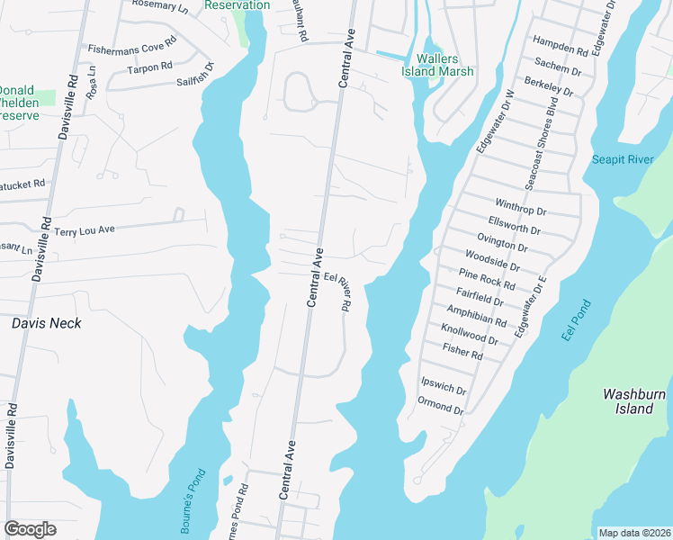map of restaurants, bars, coffee shops, grocery stores, and more near 10 Tobey Lane in Falmouth