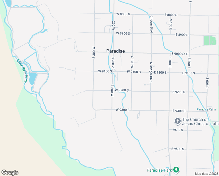 map of restaurants, bars, coffee shops, grocery stores, and more near 9185 South 200 West in Paradise