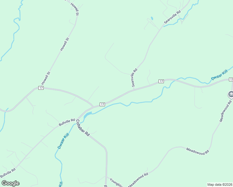 map of restaurants, bars, coffee shops, grocery stores, and more near 357 County Route 17 in Pine Bush