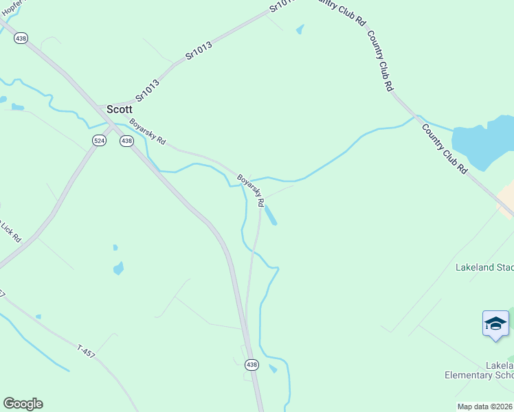 map of restaurants, bars, coffee shops, grocery stores, and more near 124 Boyarsky Road in Scott