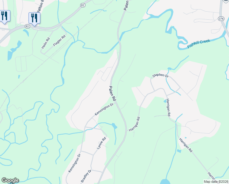 map of restaurants, bars, coffee shops, grocery stores, and more near 111 Bohl Road in Hopewell Junction