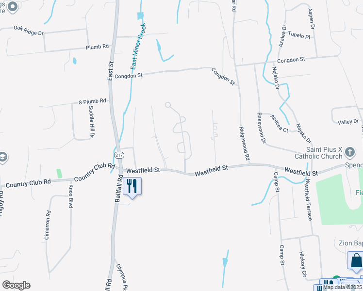 map of restaurants, bars, coffee shops, grocery stores, and more near 11 Sonoma Lane in Middletown