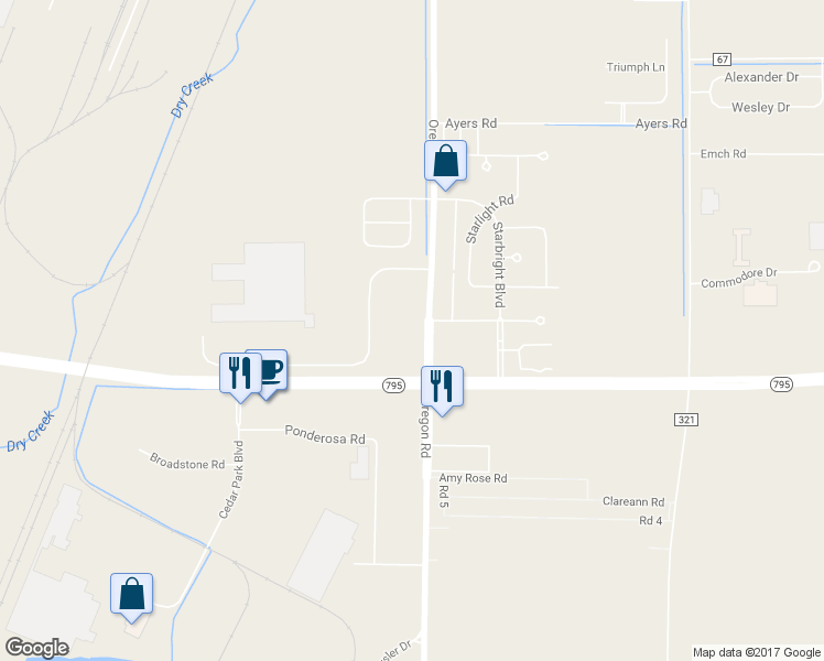 map of restaurants, bars, coffee shops, grocery stores, and more near 28863 Oregon Road in Perrysburg