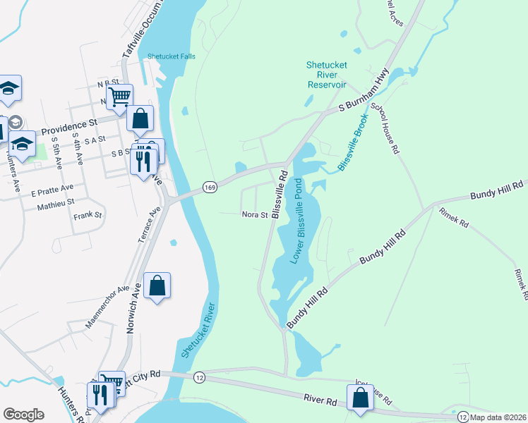 map of restaurants, bars, coffee shops, grocery stores, and more near 6 Nora Street in Lisbon