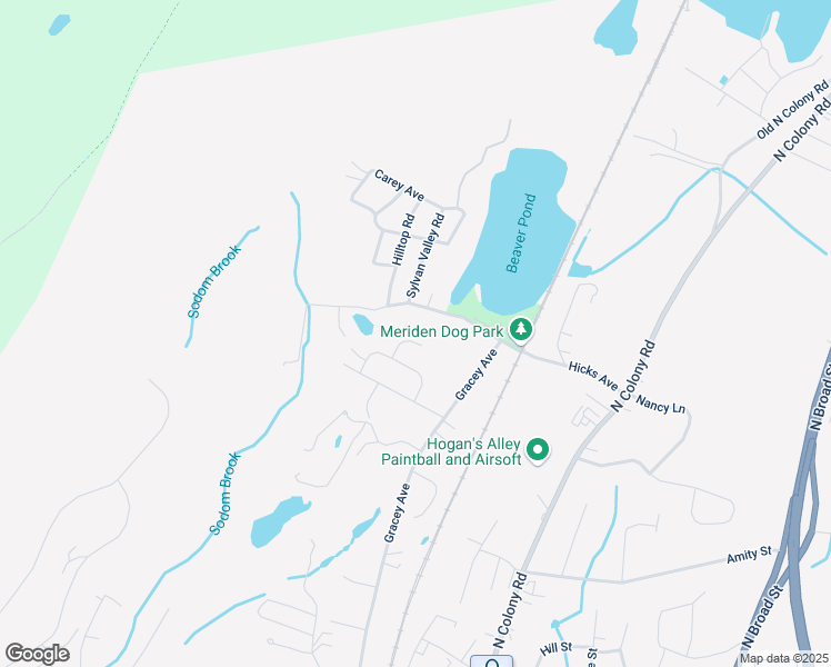 map of restaurants, bars, coffee shops, grocery stores, and more near 39 Quiet Brook Court in Meriden