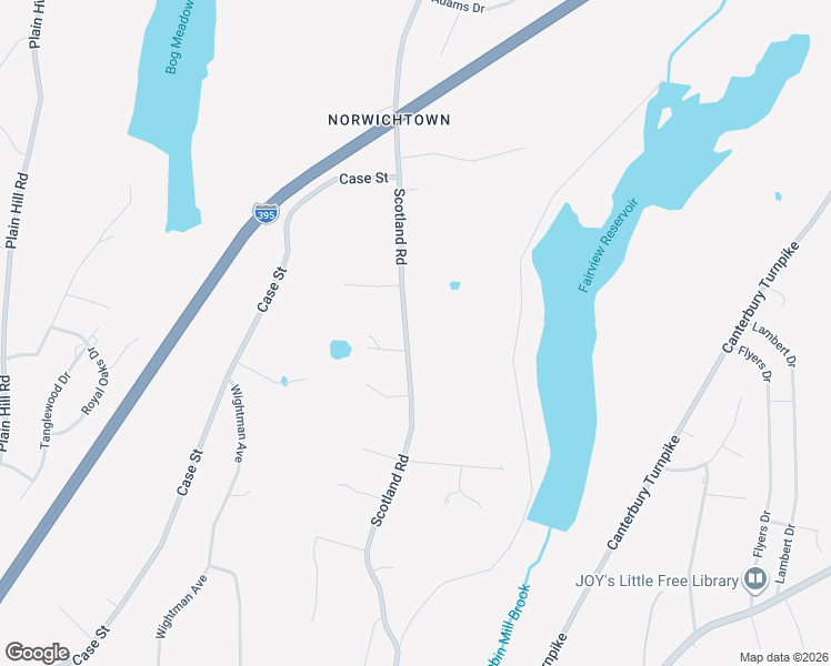 map of restaurants, bars, coffee shops, grocery stores, and more near 255 Scotland Road in Norwich