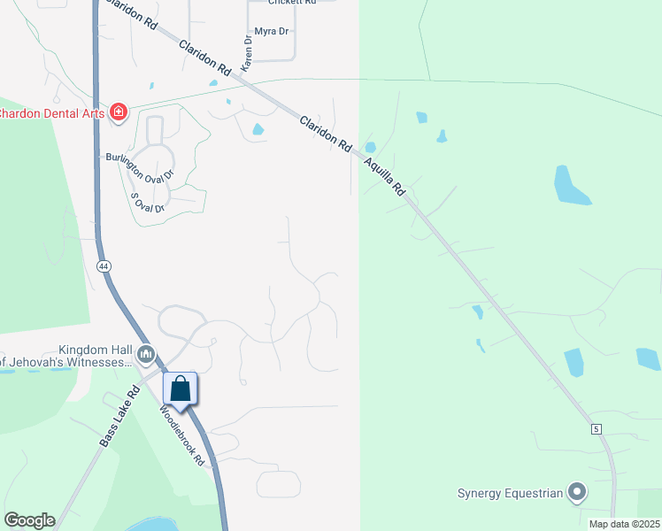 map of restaurants, bars, coffee shops, grocery stores, and more near 111 Deepwood Court in Chardon