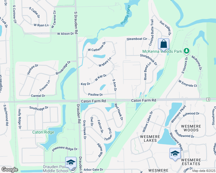 map of restaurants, bars, coffee shops, grocery stores, and more near 25011 Ann Court in Plainfield