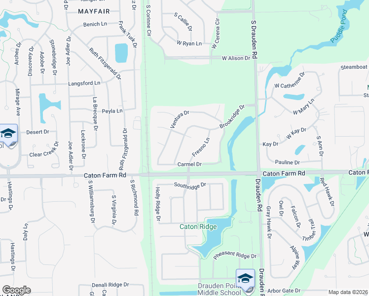 map of restaurants, bars, coffee shops, grocery stores, and more near 2414 Brookridge Drive in Plainfield