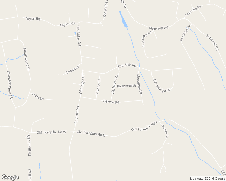 map of restaurants, bars, coffee shops, grocery stores, and more near 7 Jefferson Drive in New Milford