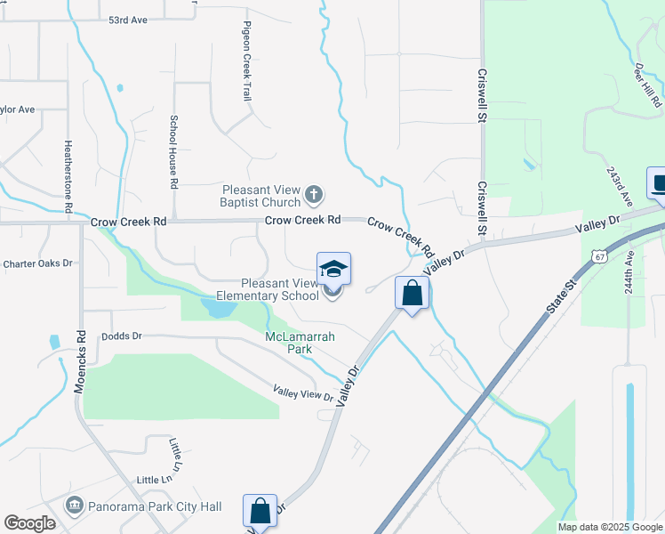 map of restaurants, bars, coffee shops, grocery stores, and more near 6333 Crow Creek Road in Bettendorf