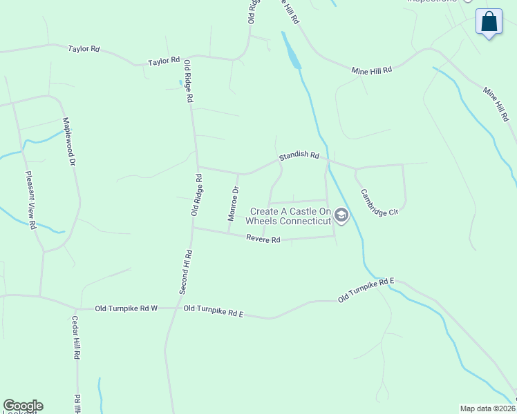map of restaurants, bars, coffee shops, grocery stores, and more near 7 Jefferson Drive in New Milford