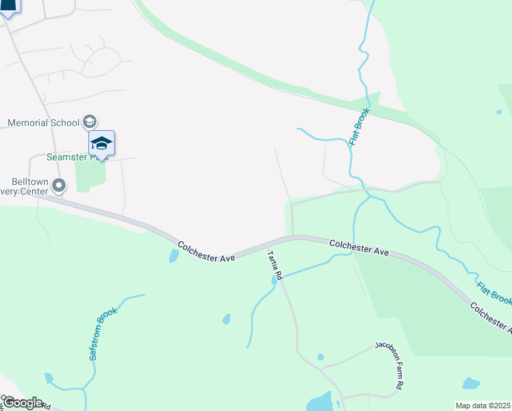 map of restaurants, bars, coffee shops, grocery stores, and more near 1 Olde Flatbrook Road in East Hampton