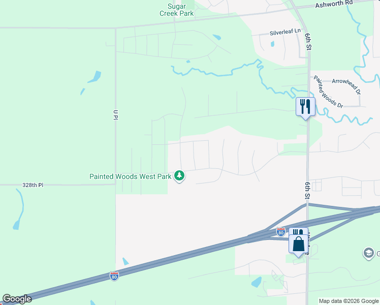 map of restaurants, bars, coffee shops, grocery stores, and more near 915 Chestnut Drive in Waukee