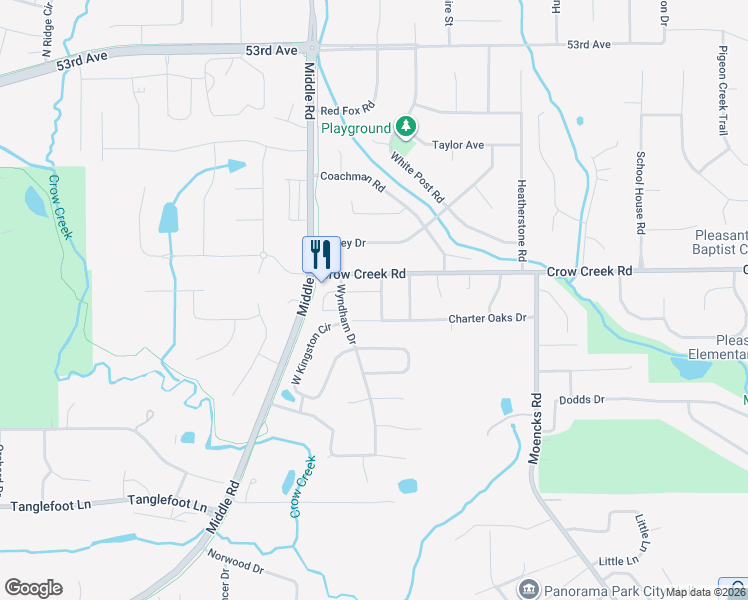 map of restaurants, bars, coffee shops, grocery stores, and more near 5092 45th Ave in Bettendorf