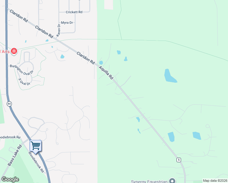 map of restaurants, bars, coffee shops, grocery stores, and more near 11188 Aquilla Road in Chardon
