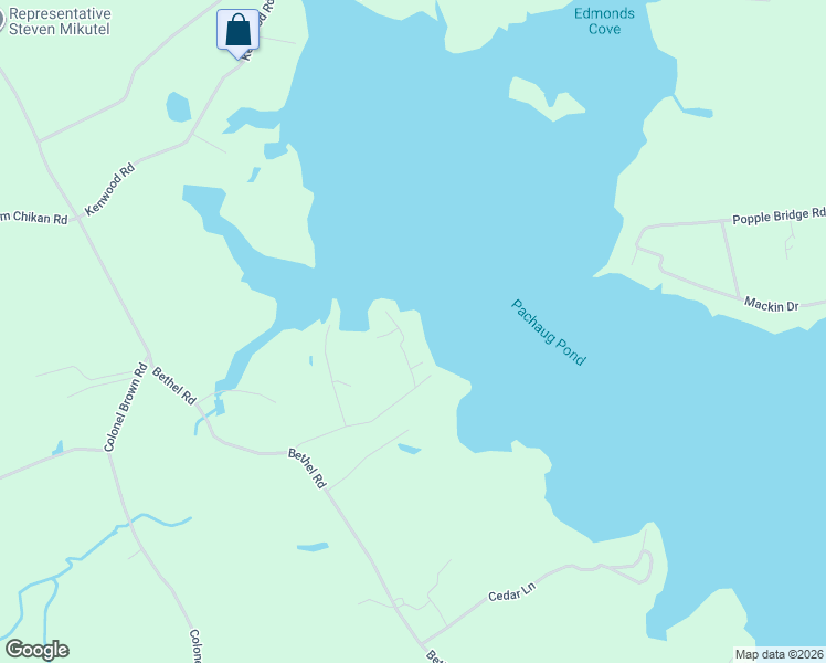 map of restaurants, bars, coffee shops, grocery stores, and more near 83 Osga Lane in Griswold