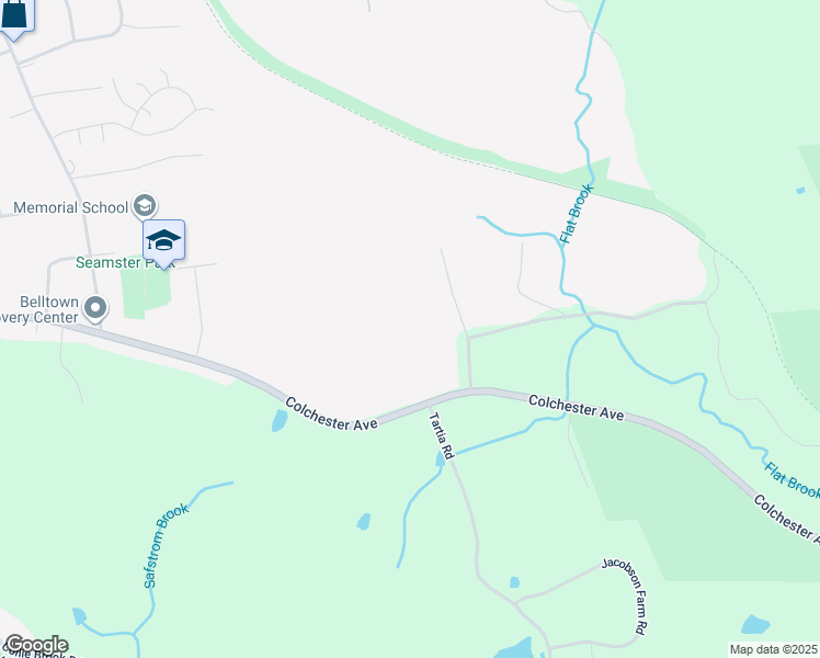map of restaurants, bars, coffee shops, grocery stores, and more near 1-99 Olde Flatbrook Road in East Hampton