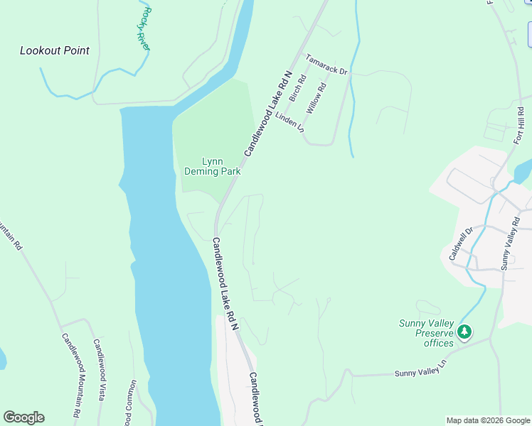 map of restaurants, bars, coffee shops, grocery stores, and more near 7 Oak Road in New Milford