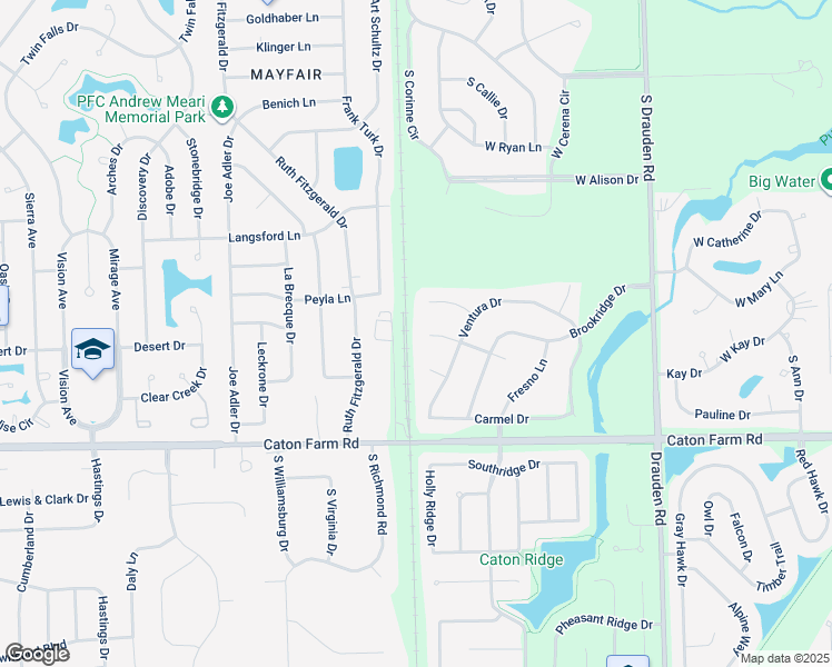map of restaurants, bars, coffee shops, grocery stores, and more near 6308 Sequoia Court in Plainfield