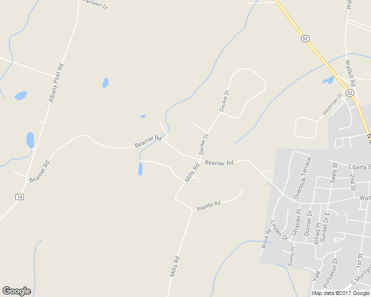 map of restaurants, bars, coffee shops, grocery stores, and more near 7 Decker Drive in Walden