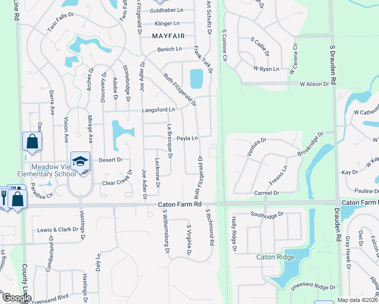 map of restaurants, bars, coffee shops, grocery stores, and more near 2514 John Bourg Drive in Plainfield