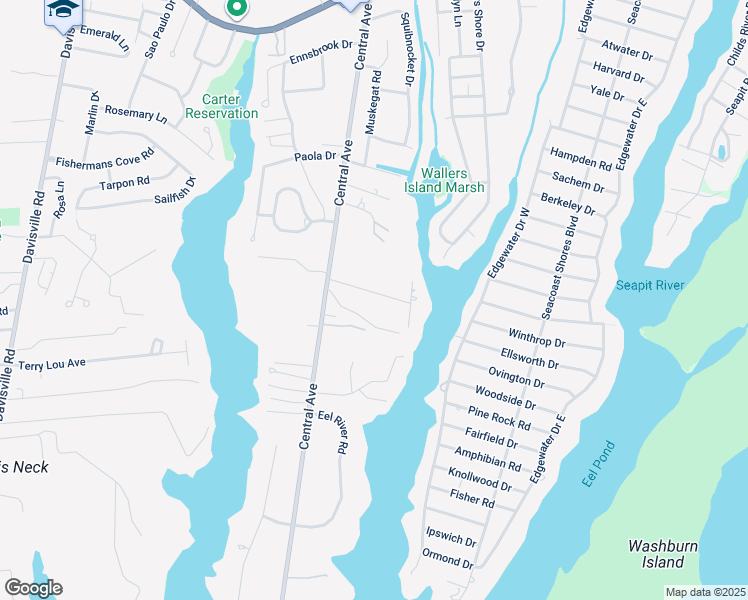 map of restaurants, bars, coffee shops, grocery stores, and more near 27 River Haven Lane in Falmouth