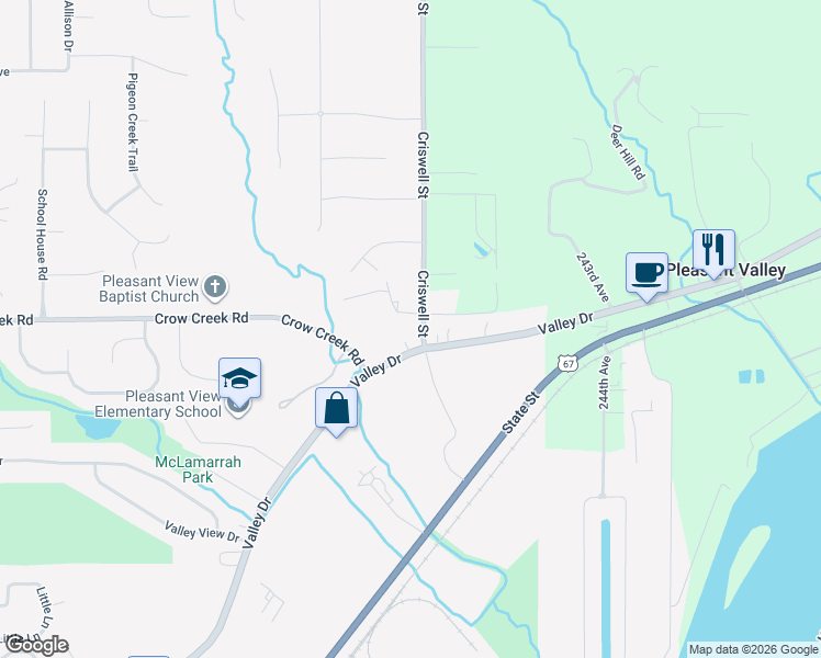 map of restaurants, bars, coffee shops, grocery stores, and more near 4636 Criswell Street in Bettendorf