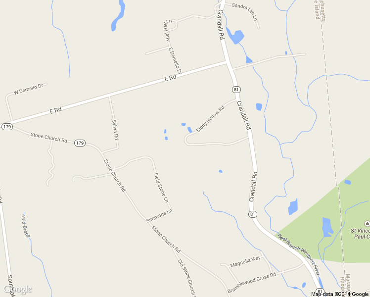 map of restaurants, bars, coffee shops, grocery stores, and more near 184 Stony Hollow Road in Tiverton