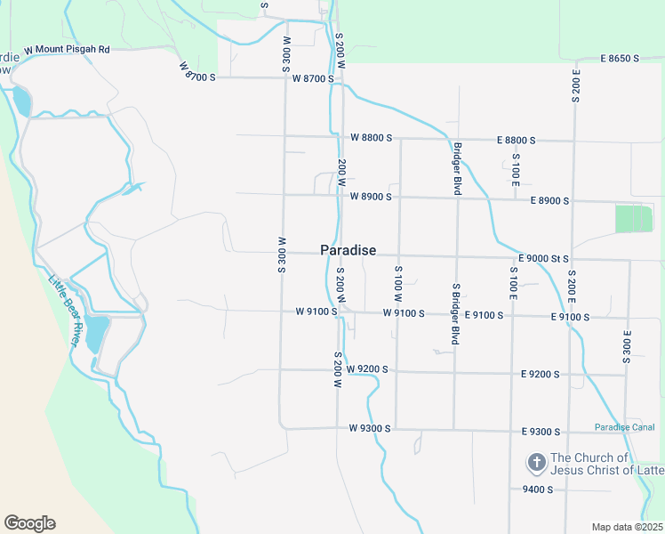 map of restaurants, bars, coffee shops, grocery stores, and more near 210 West 9000 South in Paradise