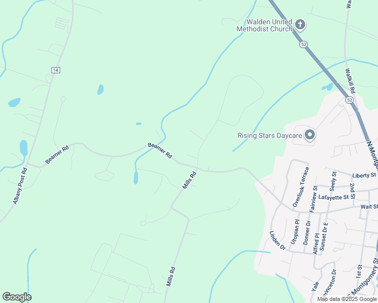 map of restaurants, bars, coffee shops, grocery stores, and more near 11 Decker Drive in Walden