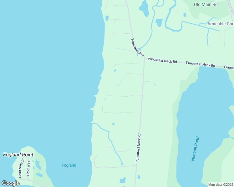 map of restaurants, bars, coffee shops, grocery stores, and more near 92 Bonniefield Drive in Tiverton