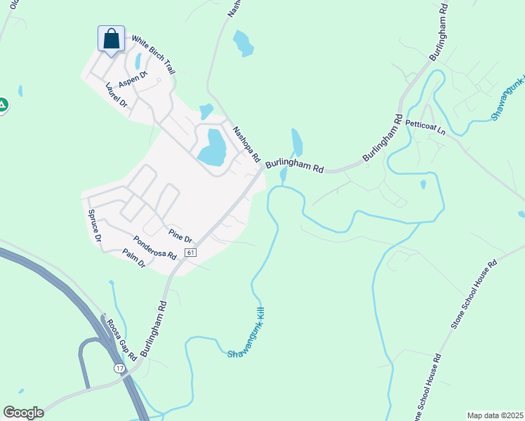 map of restaurants, bars, coffee shops, grocery stores, and more near 142 Burlingham Road in Bloomingburg