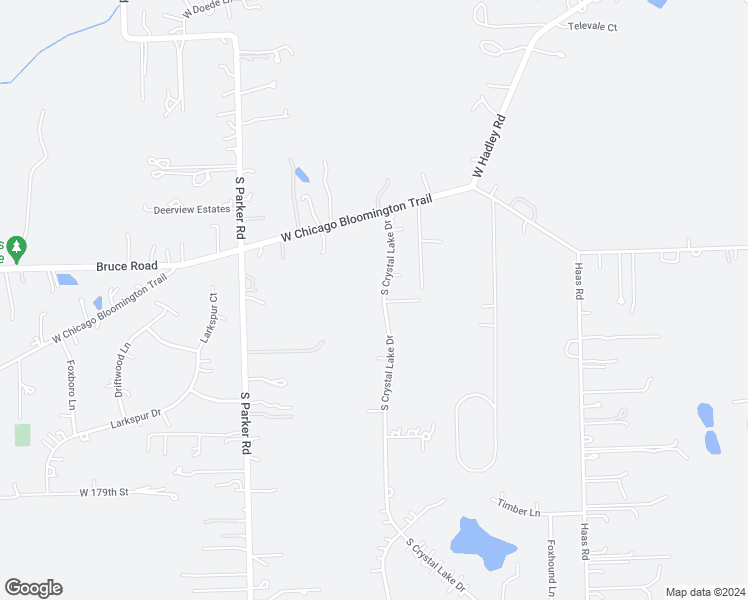 map of restaurants, bars, coffee shops, grocery stores, and more near 17548 South Crystal Lake Drive in Homer Glen