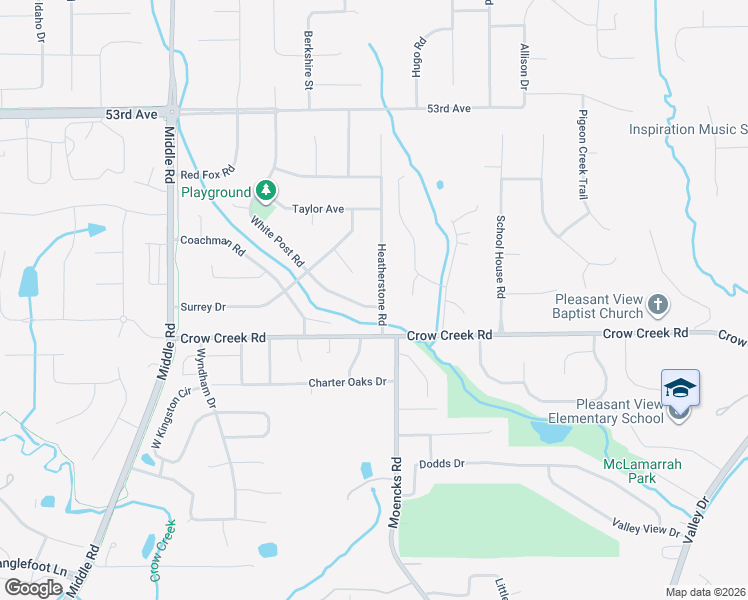 map of restaurants, bars, coffee shops, grocery stores, and more near 5490 White Post Road in Bettendorf