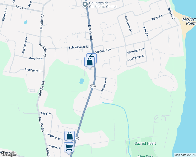 map of restaurants, bars, coffee shops, grocery stores, and more near 13 Vanderbilt Lane in Portsmouth