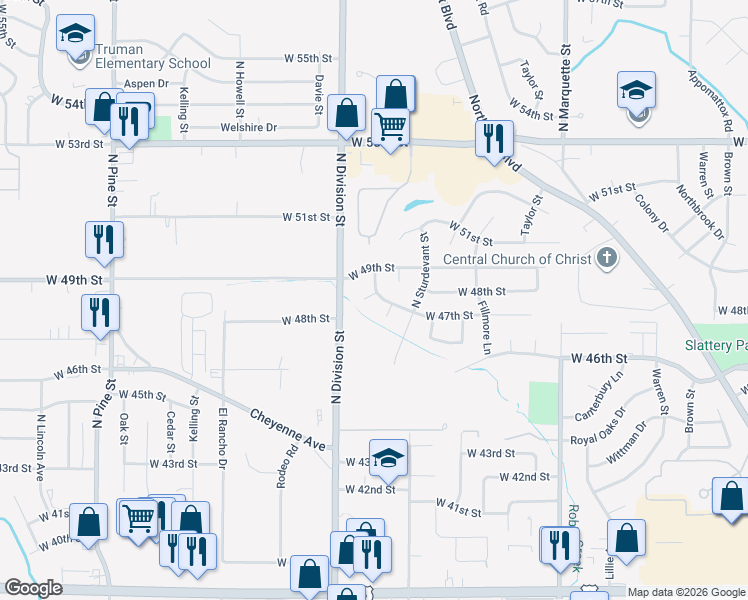 map of restaurants, bars, coffee shops, grocery stores, and more near 4661 Hitching Post Court in Davenport
