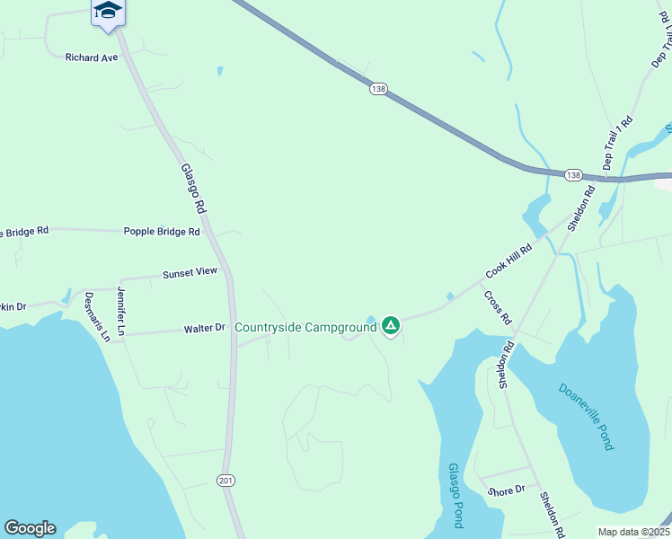 map of restaurants, bars, coffee shops, grocery stores, and more near 60 Cook Hill Road in Griswold